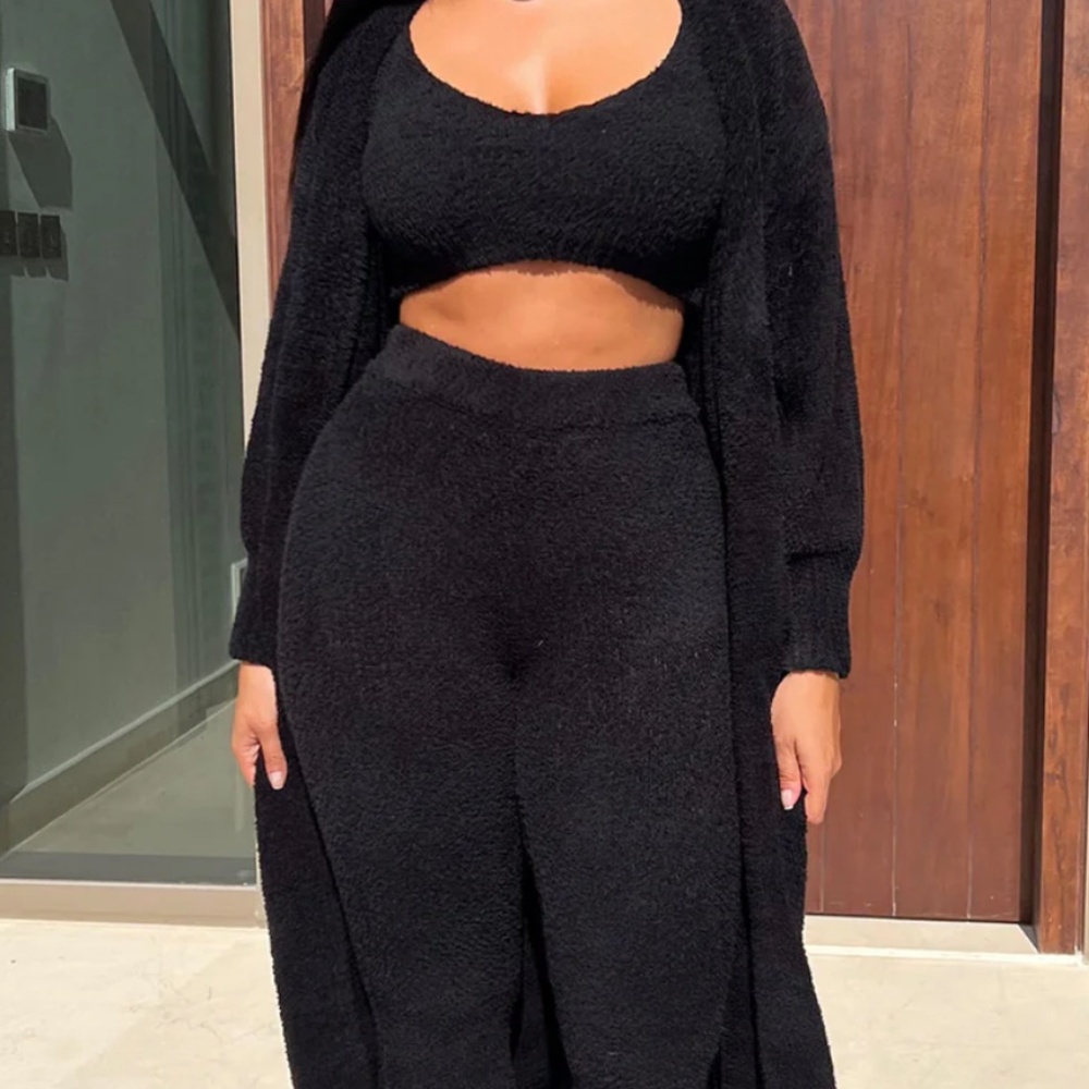 Living In It 2 Piece Legging Set - Black